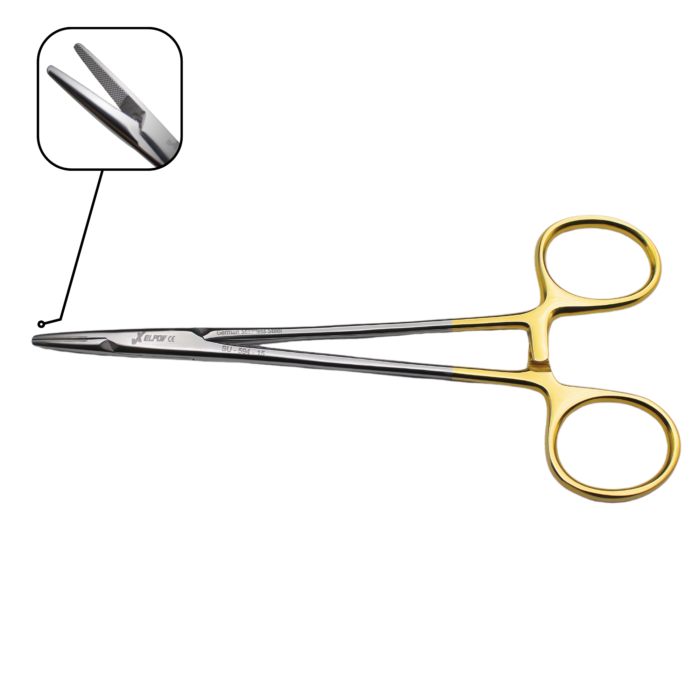 Crile Wood Needle Holder