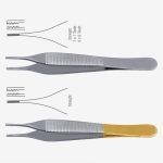 Adson Brown Dissecting Forceps are equipped with long tips designed for grasping of various tissues & come with 7x7 and 9x9 teeth configurations.