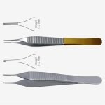 Adson Dissecting Forceps feature 1 x 2 teeth with narrow jaws to improve grip as well as to reach small spaces to grasp fine tissues.