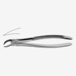 Cowhorn English Pattern Tooth Extraction Forceps Fig. 87
