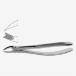 Cowhorn English Pattern Tooth Extraction Forceps Fig. 89