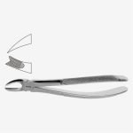 Cowhorn English Pattern Tooth Extraction Forceps Fig. 90